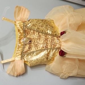 Disney Princess Belle Gold Gown dress